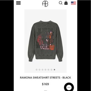 RAMONA SWEATSHIRT STREETS - BLACK